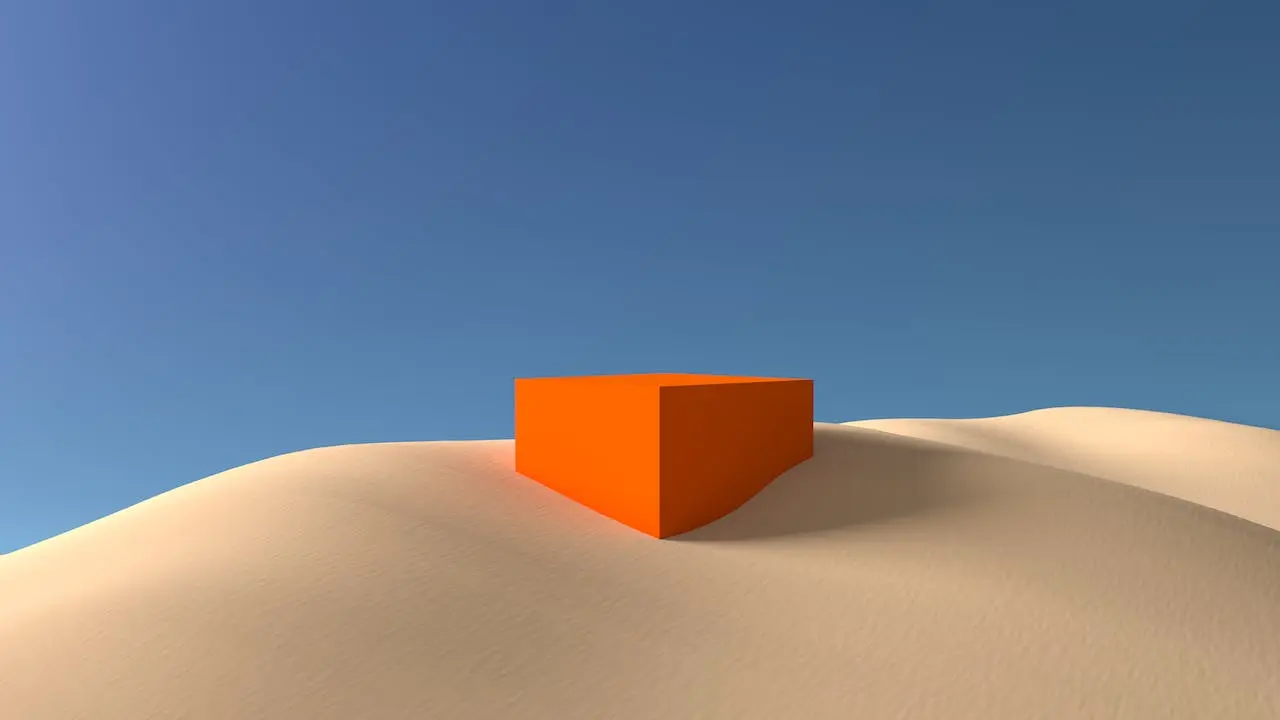Google sandbox image of a box in sand