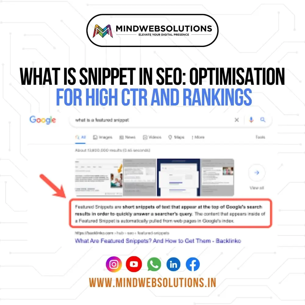 what is snippet in SEO