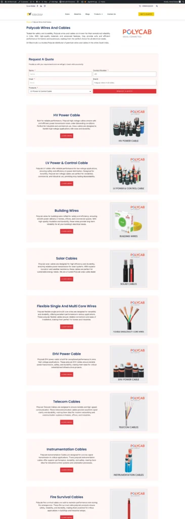 MWS Portfolio SV Electricals