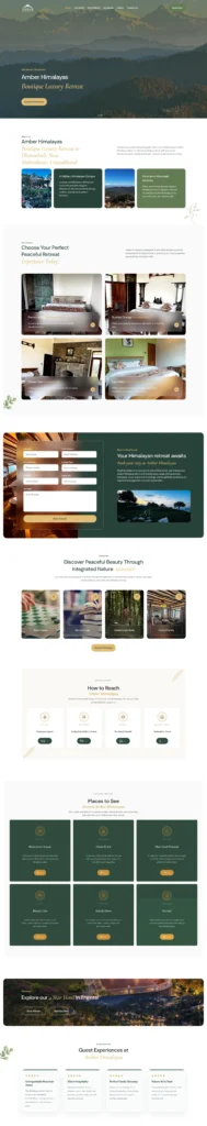 MWS Portfolio Amber Himalayas Website