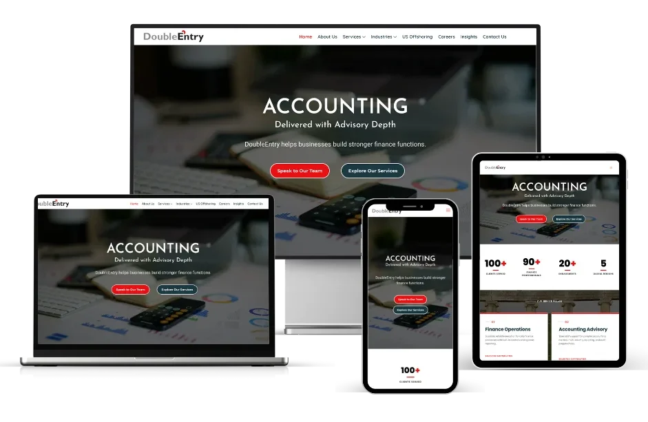 MWS Portfolio DoubleEntry Website