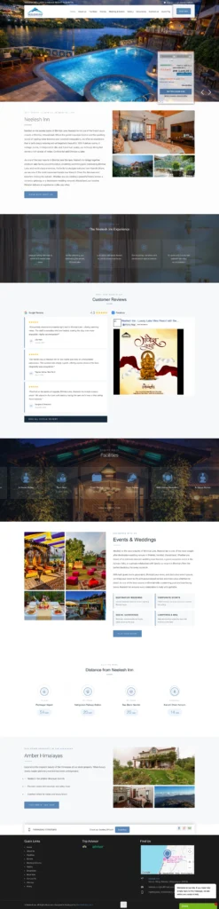 MWS Portfolio Neelesh Inn Website