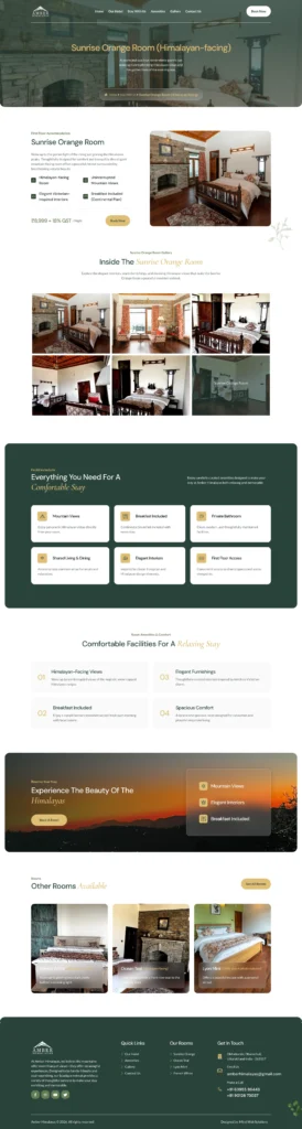 MWS Portfolio Amber Himalayas Website